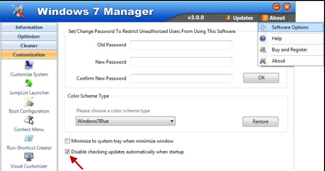 Phần mềm tối ưu Win 7